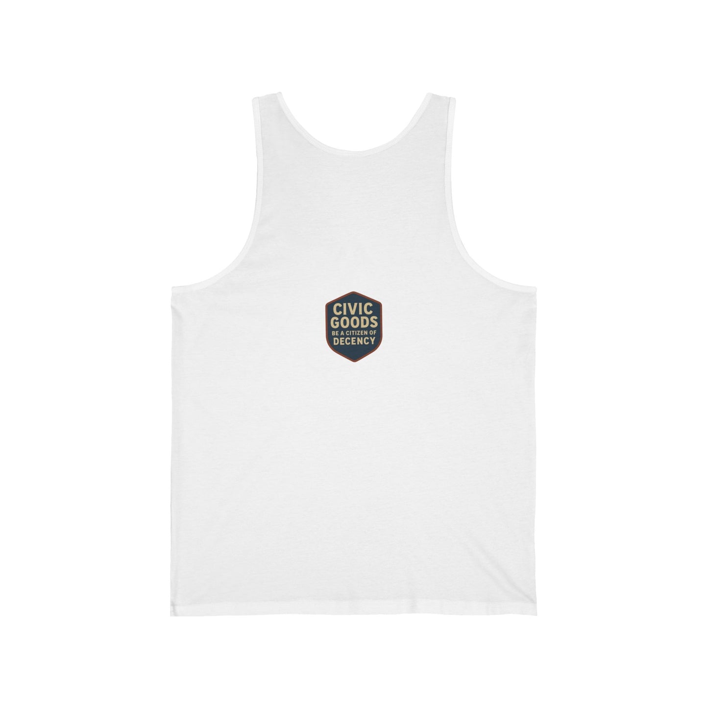 Heartfelt Message Unisex Jersey Tank - Inspirational Apparel, Summer Wear, Casual Fashion, Gift for Activists, Motivational Clothing