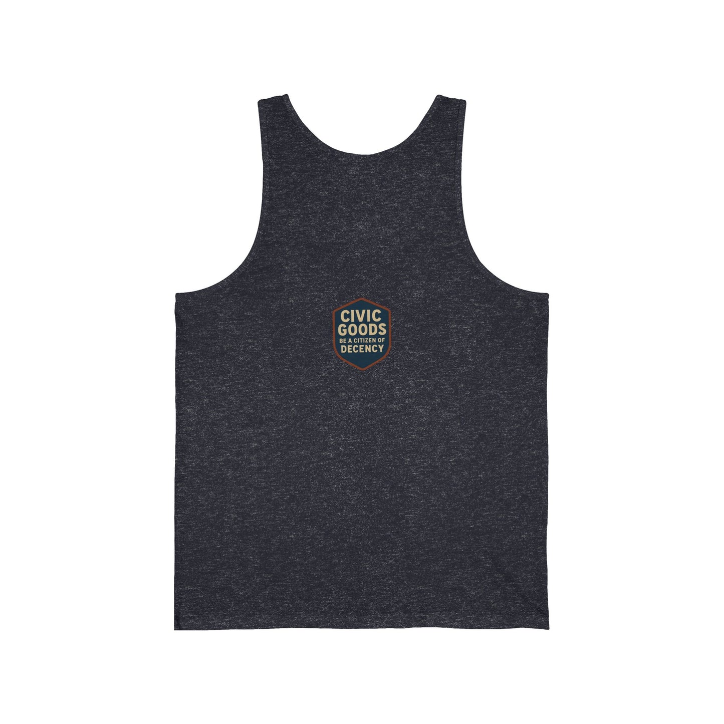 Heartfelt Message Unisex Jersey Tank - Inspirational Apparel, Summer Wear, Casual Fashion, Gift for Activists, Motivational Clothing