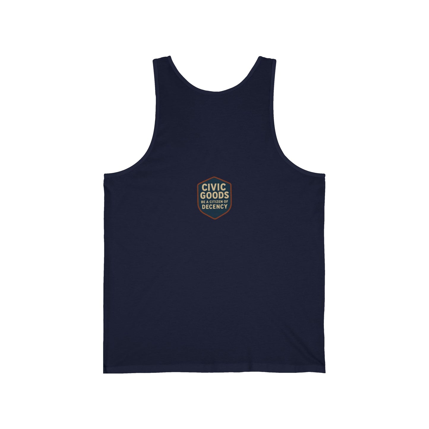 Heartfelt Message Unisex Jersey Tank - Inspirational Apparel, Summer Wear, Casual Fashion, Gift for Activists, Motivational Clothing