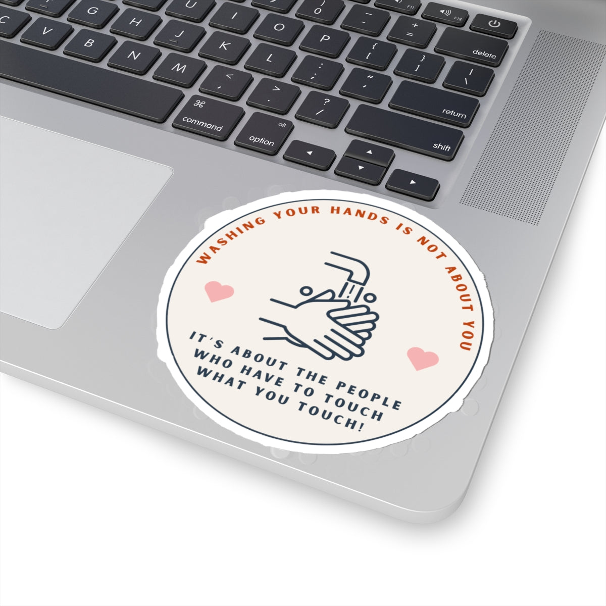 Inspirational Hand-Washing Stickers for Health Awareness, Funny Hygiene Decals, Cute Bathroom Decor, Gift for Teachers & Nurses