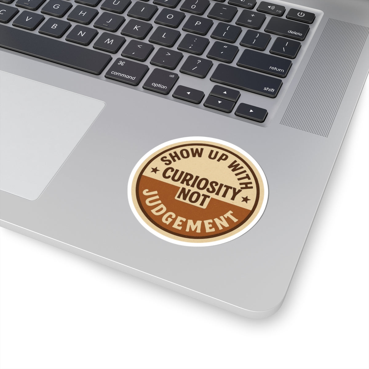 Curiosity Not Judgement Stickers | Motivational Decals for Laptops, Journals, and Water Bottles | Positive Affirmation